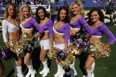 Baltimore Ravens cheerleaders