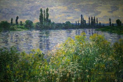 Banks of the Seine, Vtheuil by Claude Monet