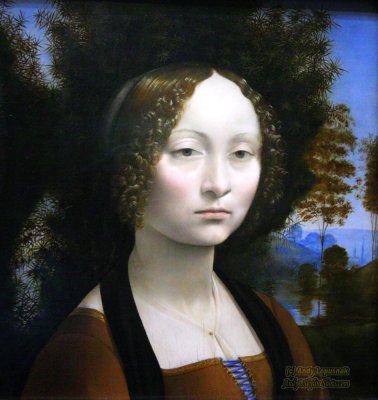 Ginevra de' Benci by Leonardo da Vinci