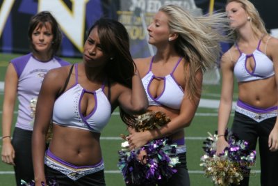 Baltimore Ravens cheerleaders