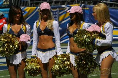 San Diego Chargers cheerleaders