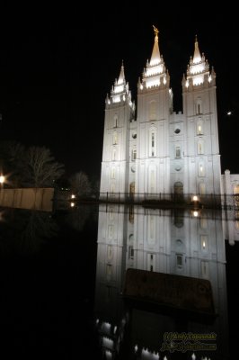 Salt Lake City at Night