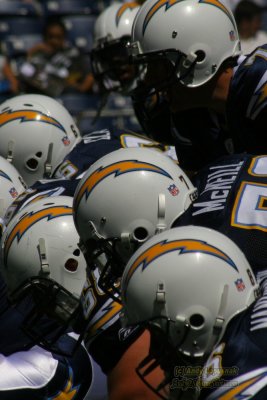 San Diego Chargers offensive unit