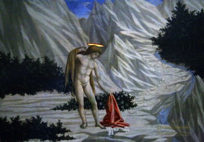 Saint John in the Desert by Domenico Veneziano