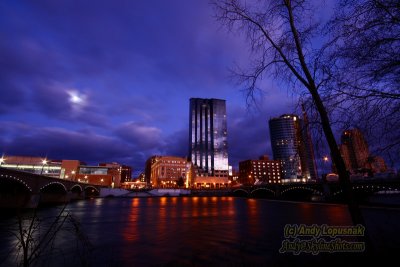 Grand Rapids at Night