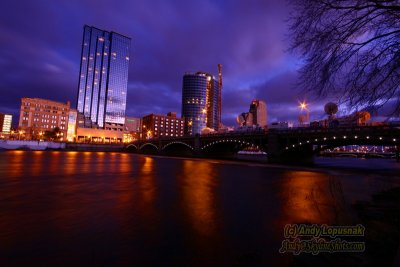 Grand Rapids at Night