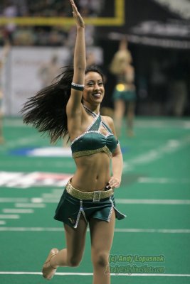 San Jose SaberCats cheerleader