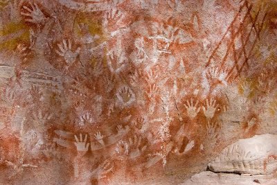 Aboriginal Rock Art, Cathedral Cave Carnarvon NP