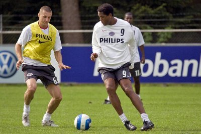 Patrick Kluivert and Timmy Simons