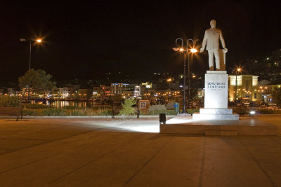 Samos Town at Night