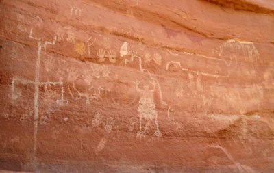 Petroglyphs Near Spider Rock