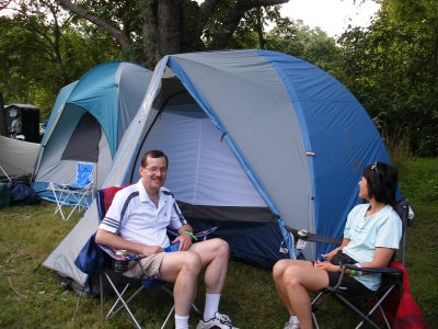 042 C & M and their Bubba tent, 1st camp