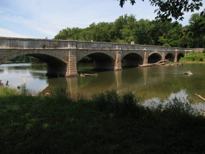 0411 lunch stop; Monocacy Aquaduct