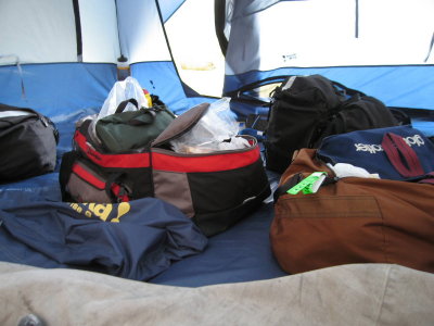 0528 interior of tent