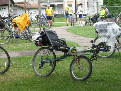 0764 one of the recumbents on the tour