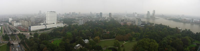 Panoramic view of Rotterdam