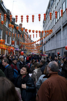 Crowds in Chinatown