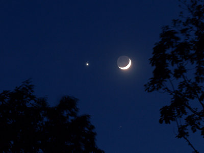 Venus and Moon