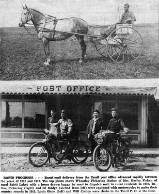 Terril Iowa Post Office 1912