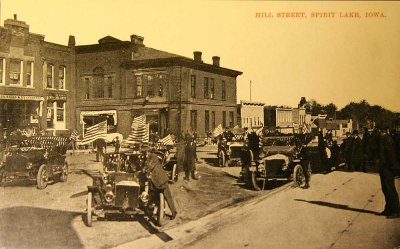 Spirit Lake Hill Street 1910