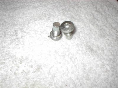 Stock swingarm pins