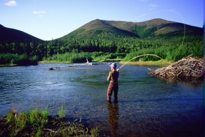 Tom on the Little Mulchatna