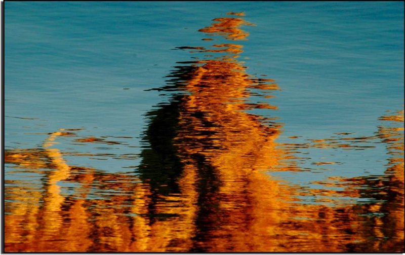 Tufa In Reversed Reflection