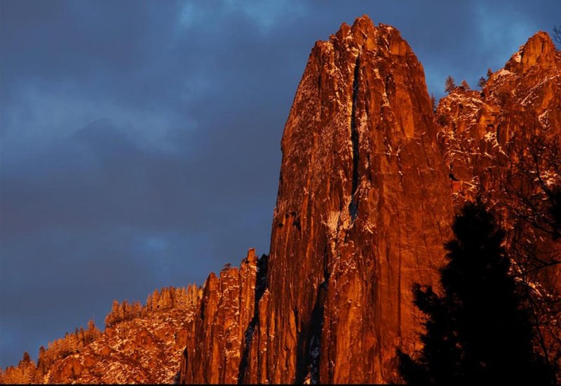 Sentinel Rock at Sunset