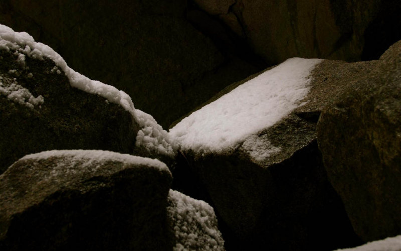Snow on the Rocks