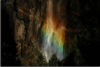 The Rainbow on Bridalveil Fall