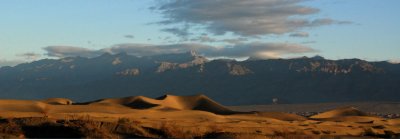 Sand Dune Panoramic Near Stovepipe Wells