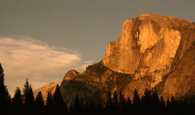 Late Light Over Half Dome