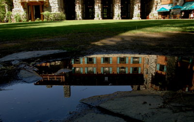 Ahwahnee Hotel in Reflection