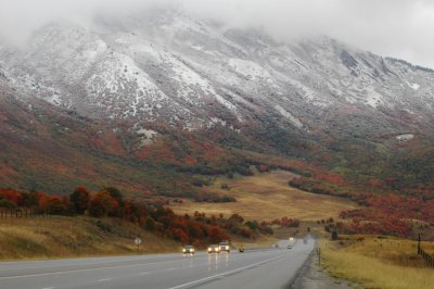 Highway 89, south of Logan, Utah