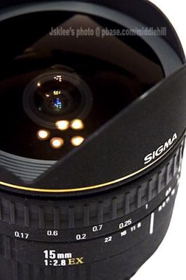 Sigma Fisheye Lens EX 15mm f/2.8 (sold)