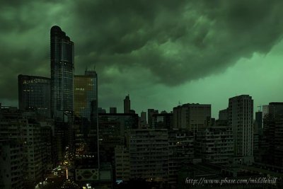 Mong Kok - A Stormy Day