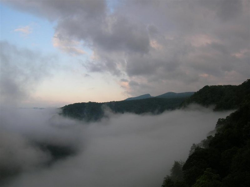 Skeggs Gap in background