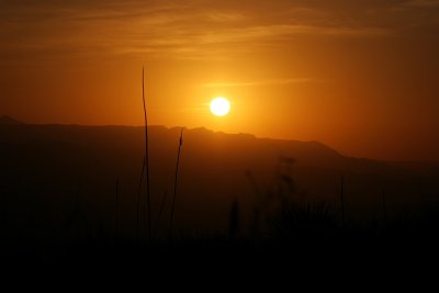 Sunset from Sotol Vista