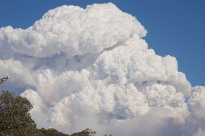 Bushfire Smoke looking East.