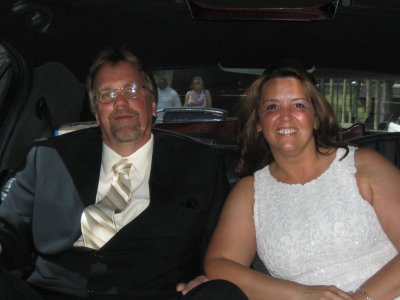 In the Limo on our way
