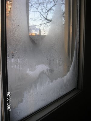 Our apartment during winter