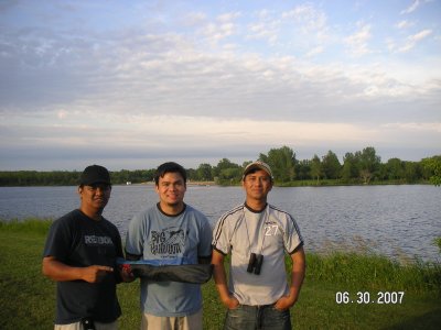 Me, Ric & Kuya Ferdie at St. Malo reservoir
