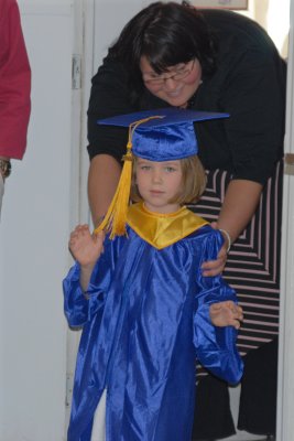 Getting ready to receive my diploma