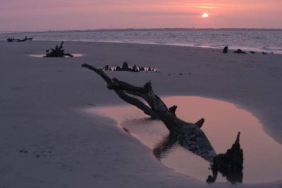 North Beach at sunset