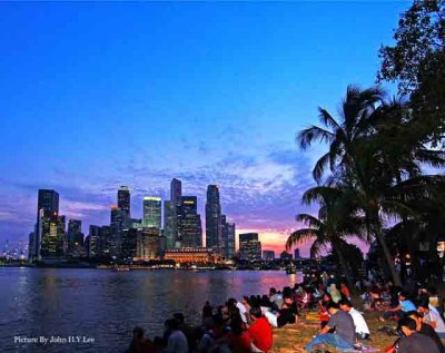 Singapore - Prelude To Fireworks 1