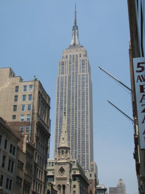 Empire state from 5th Avenue