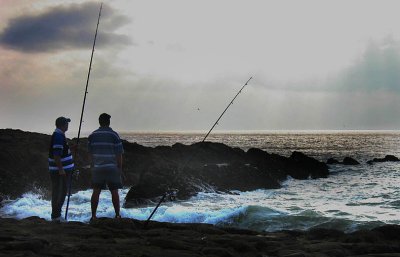 Evening Fishing of Bude Breakwater
