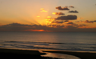 Sunset at Sandymouth Bay