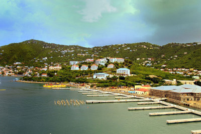 Top view of Magen's Bay