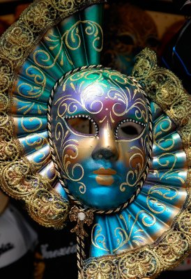 Displayed Mask in Venetian boutique